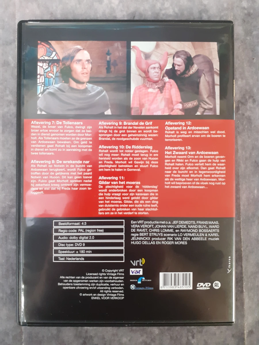 DVD: VRT Jeugdklassiekers Collectie: Johan en de Alverman, Fabian van Fallada en Het Zwaard van Ardoewaan - foto 31