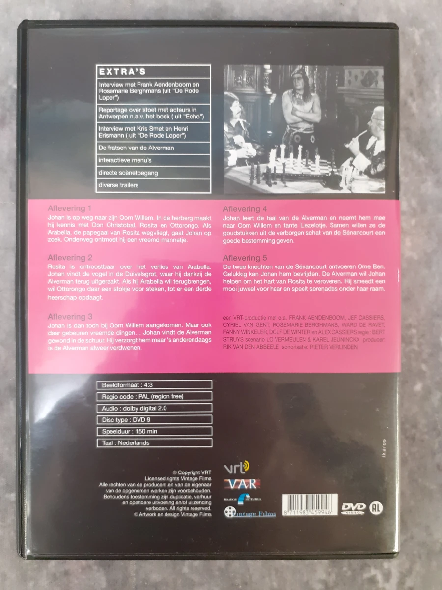 DVD: VRT Jeugdklassiekers Collectie: Johan en de Alverman, Fabian van Fallada en Het Zwaard van Ardoewaan - foto 6