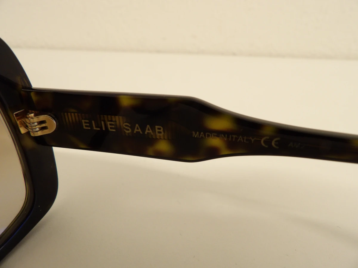 Dames zonnebril Elie Saab met bruin montuur