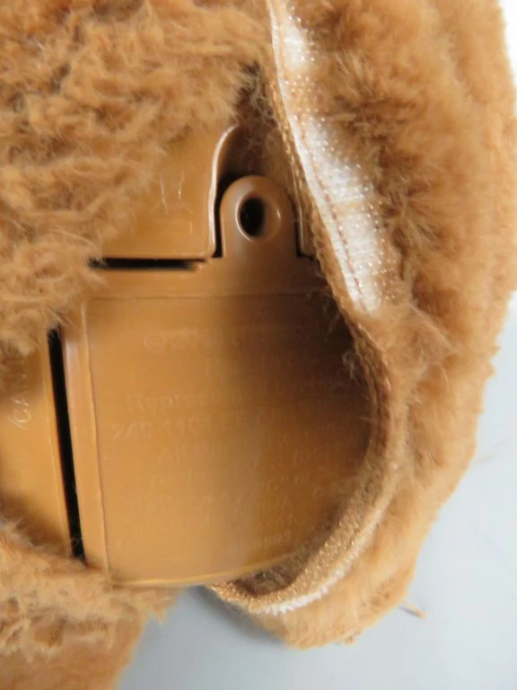 Vintage teddybeer met geluiden en zachte vacht
