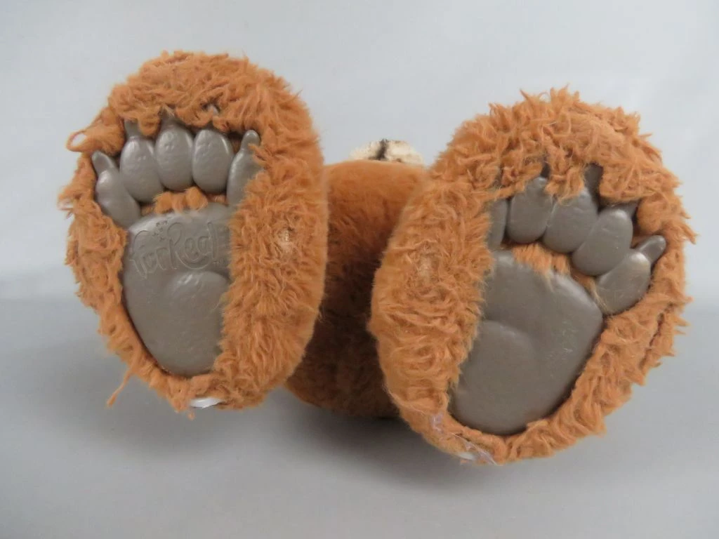 Vintage teddybeer met geluiden en zachte vacht