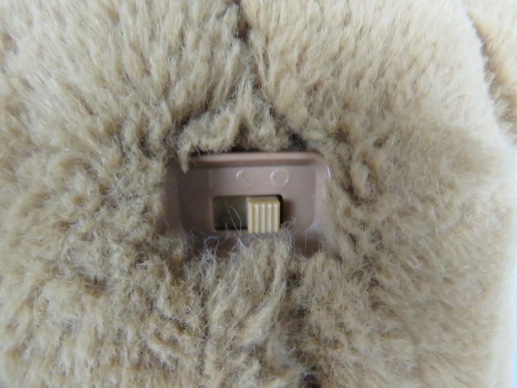 Vintage teddybeer met geluiden en zachte vacht