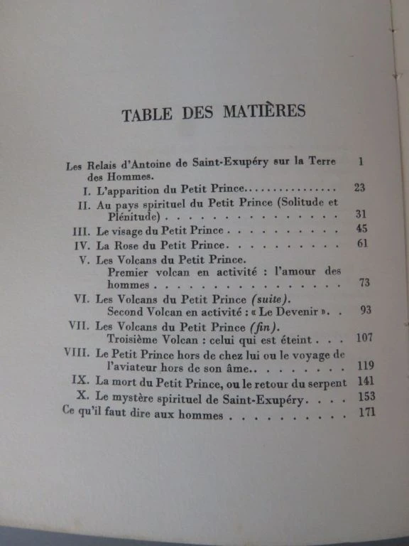 Boek La Vie Secrète d'Antoine de Saint-Exupéry uit 1950