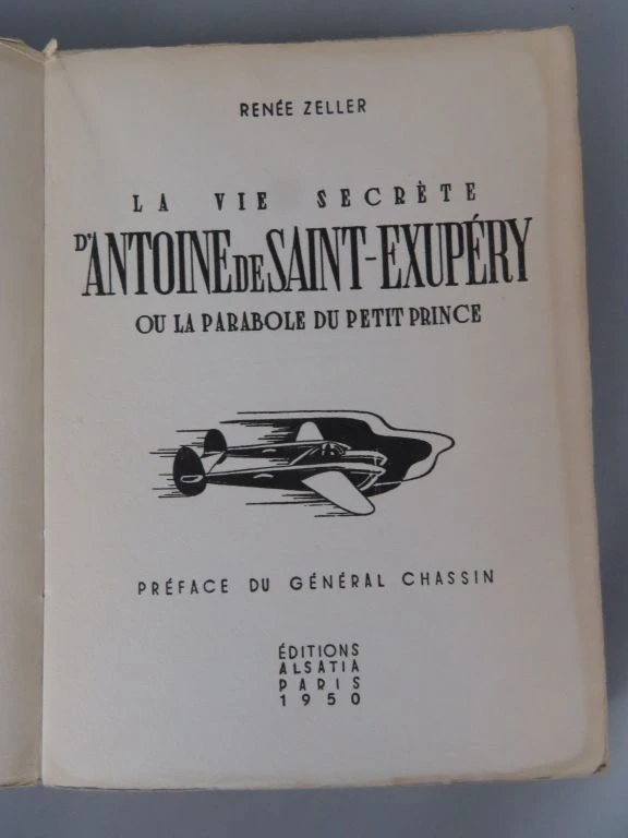Boek La Vie Secrète d'Antoine de Saint-Exupéry uit 1950