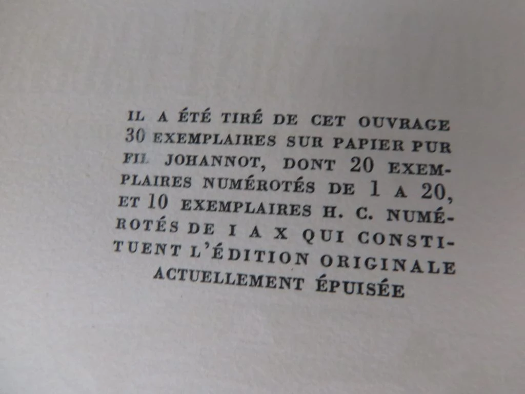Boek La Vie Secrète d'Antoine de Saint-Exupéry uit 1950