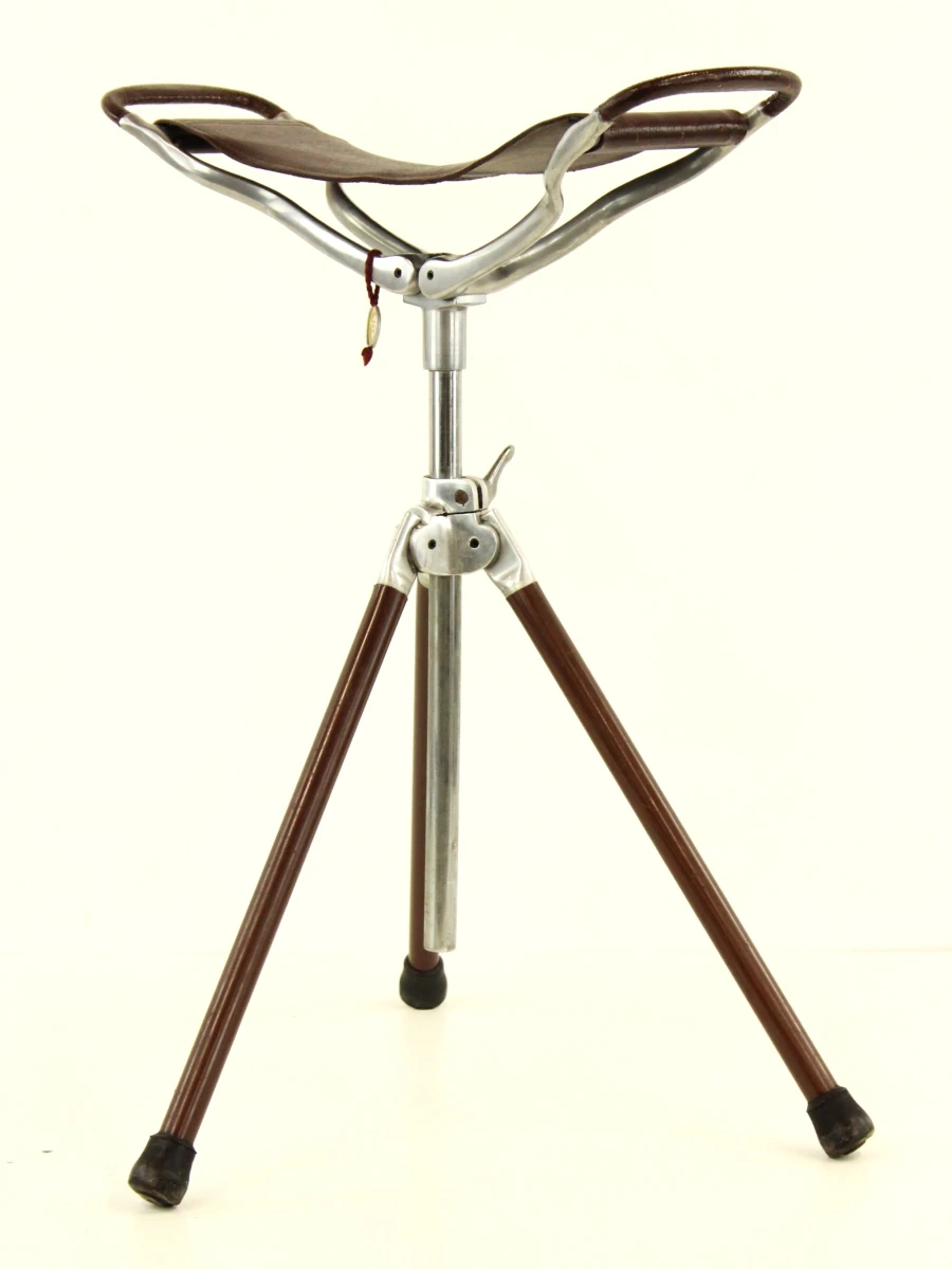 Vintage Tirion Seatstick - opvouwbare driepoot - made in England