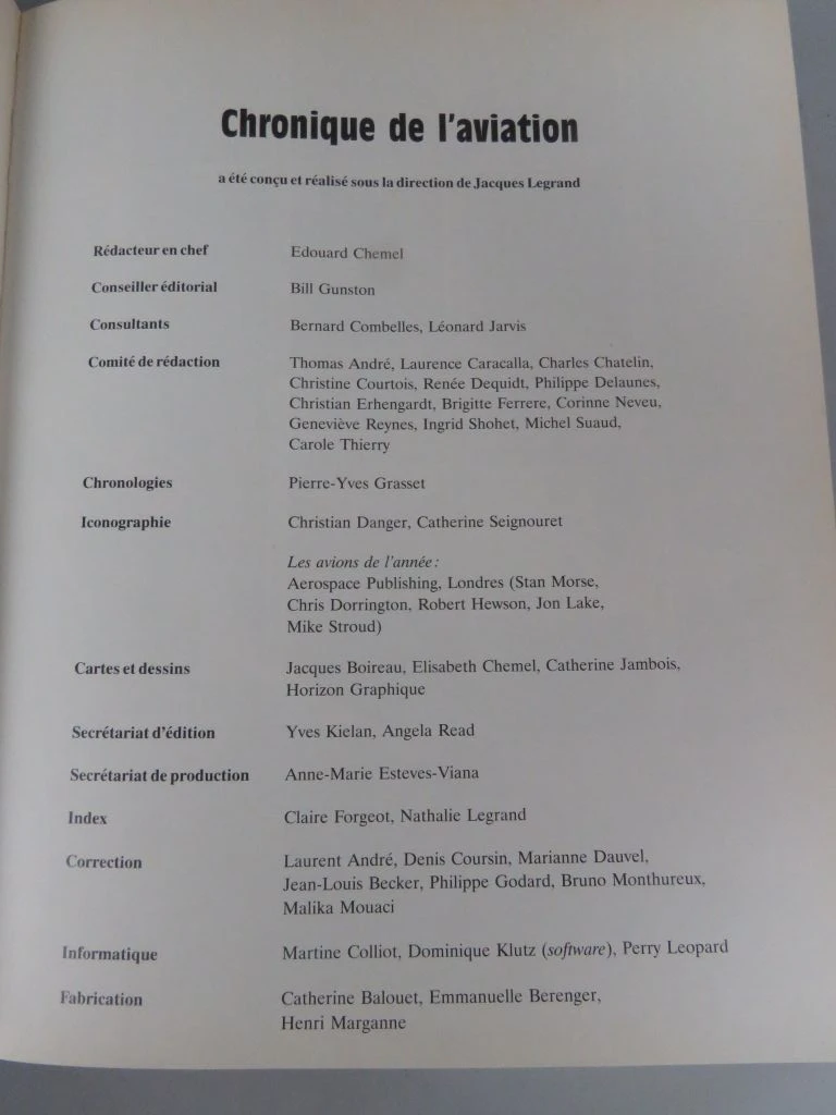 Chronique de l'aviation - Boek over luchtvaartgeschiedenis