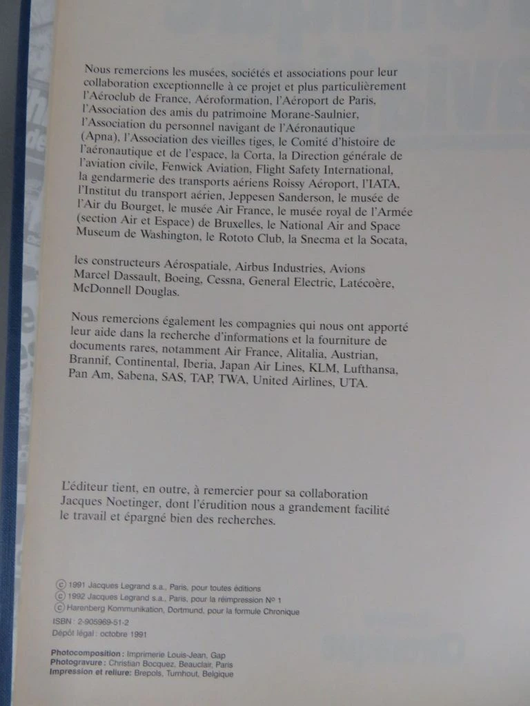 Chronique de l'aviation - Boek over luchtvaartgeschiedenis