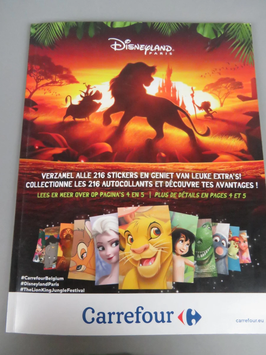 Disneyland Carrefour stickers