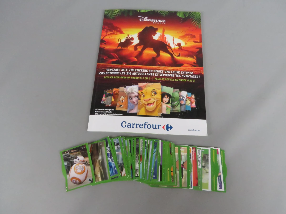 Disneyland Carrefour stickers