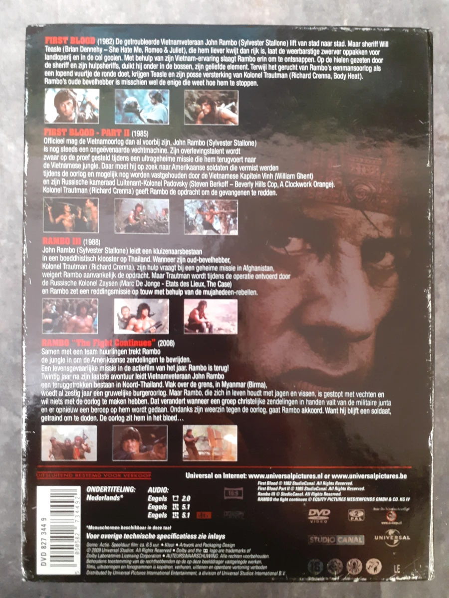 DVD: Rambo Collection (4 Films) - foto 2