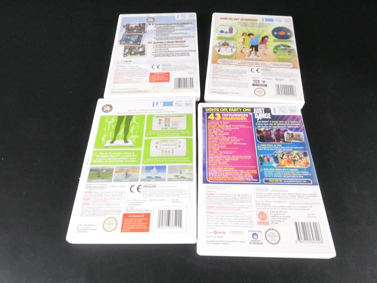 Nintendo Wii spelconsole met accessoires en 4 spellen