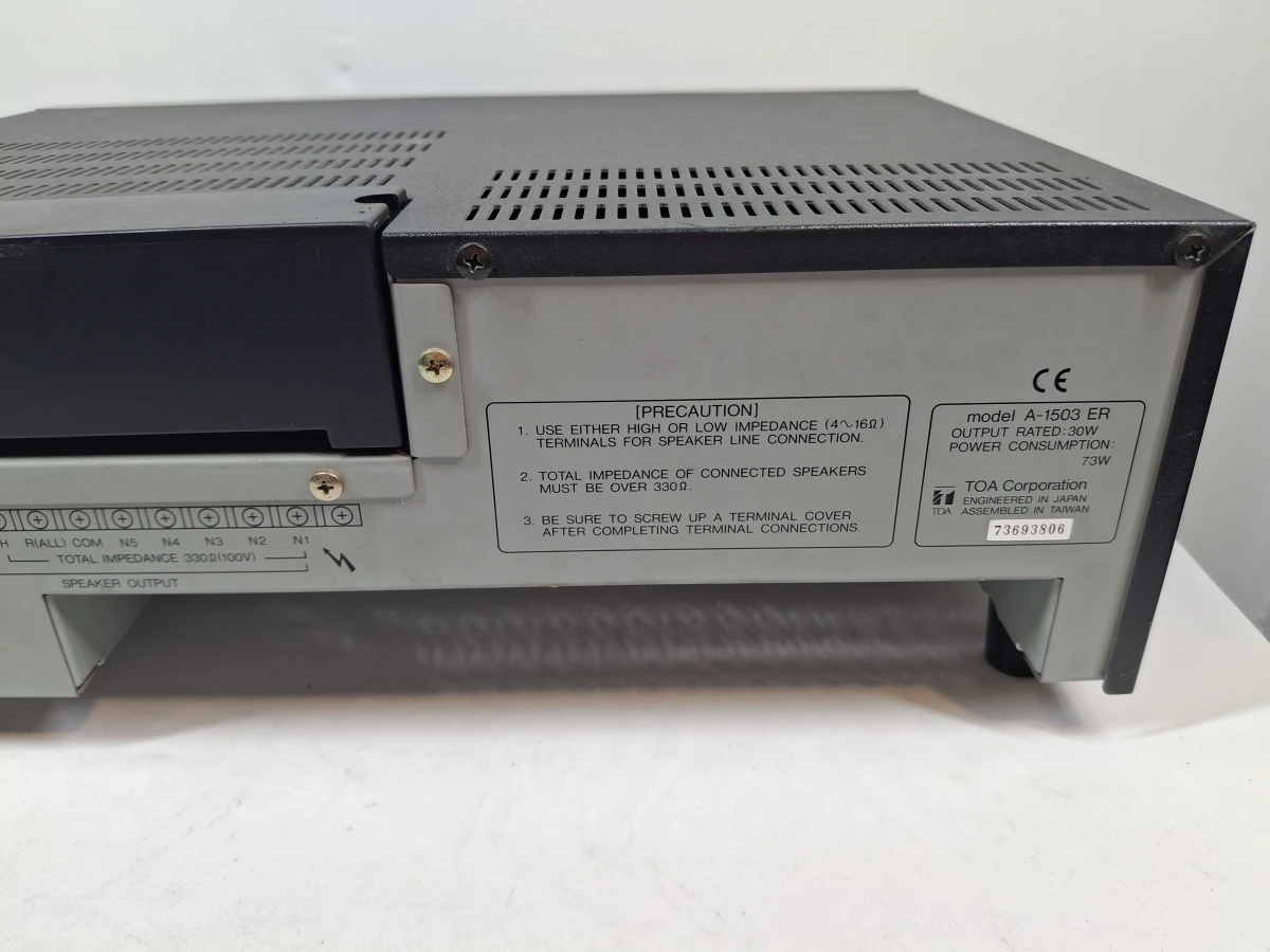 TOA PA versterker A-1503 ER