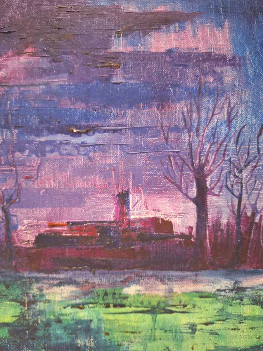 Expressionistisch hoevelandschap bij schemering - Criel R. - foto 3