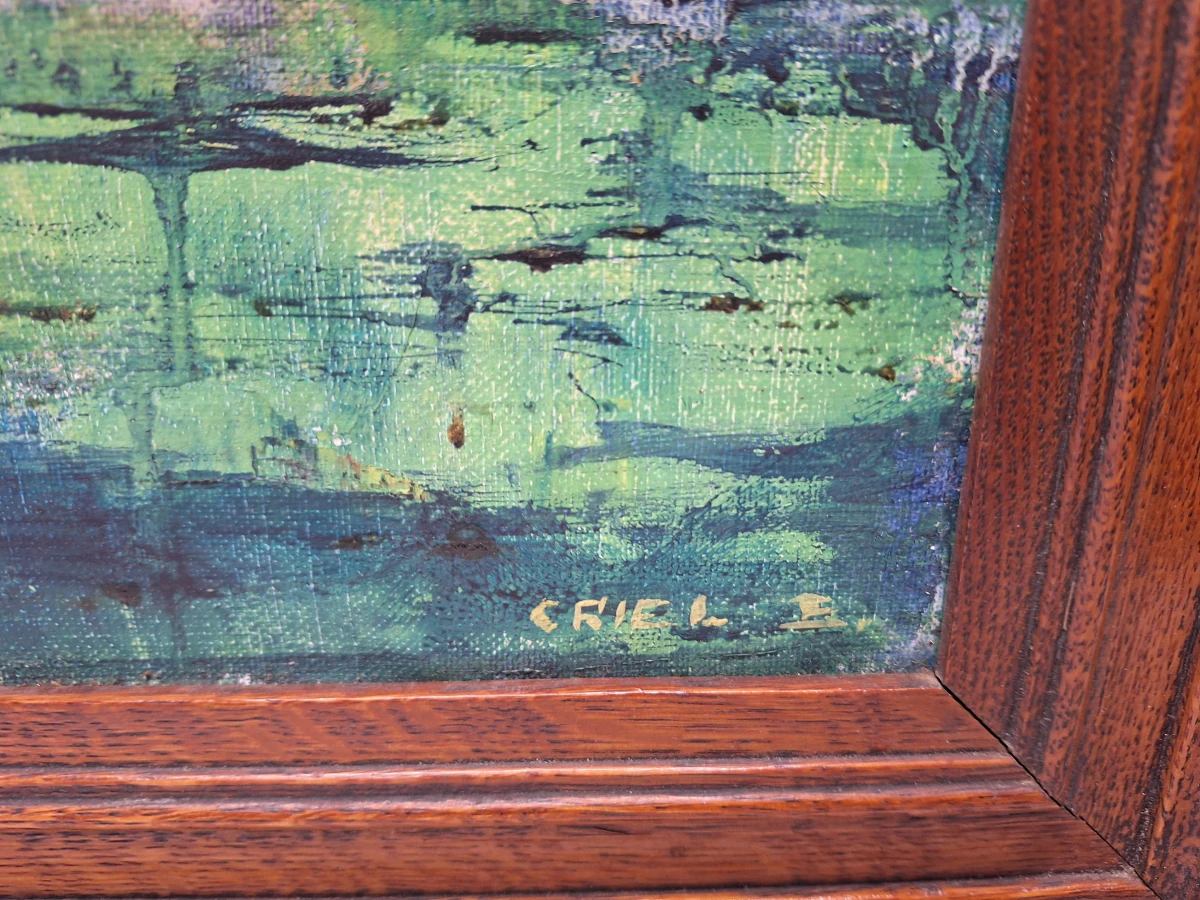 Expressionistisch hoevelandschap bij schemering - Criel R. - foto 4
