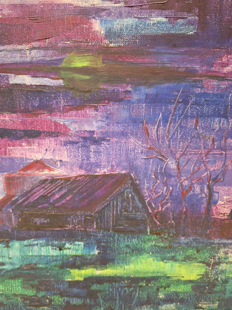 Expressionistisch hoevelandschap bij schemering - Criel R. - foto 6