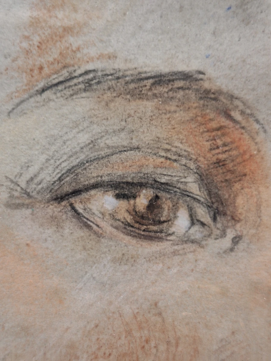 Damesportret in pastel - Oscar Hoge - 1939
