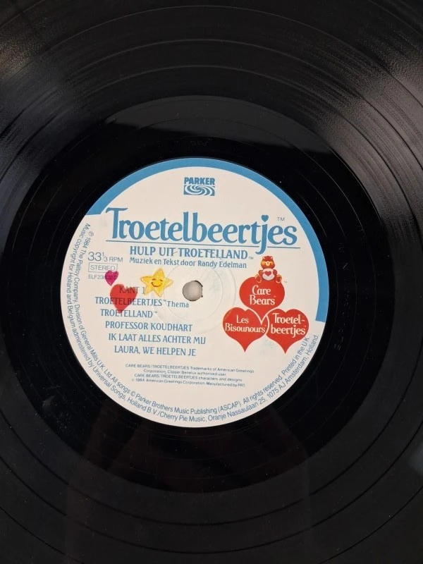 Vintage Troetelbeertjes LP – Hulp uit Troetelland (1984) - foto 3
