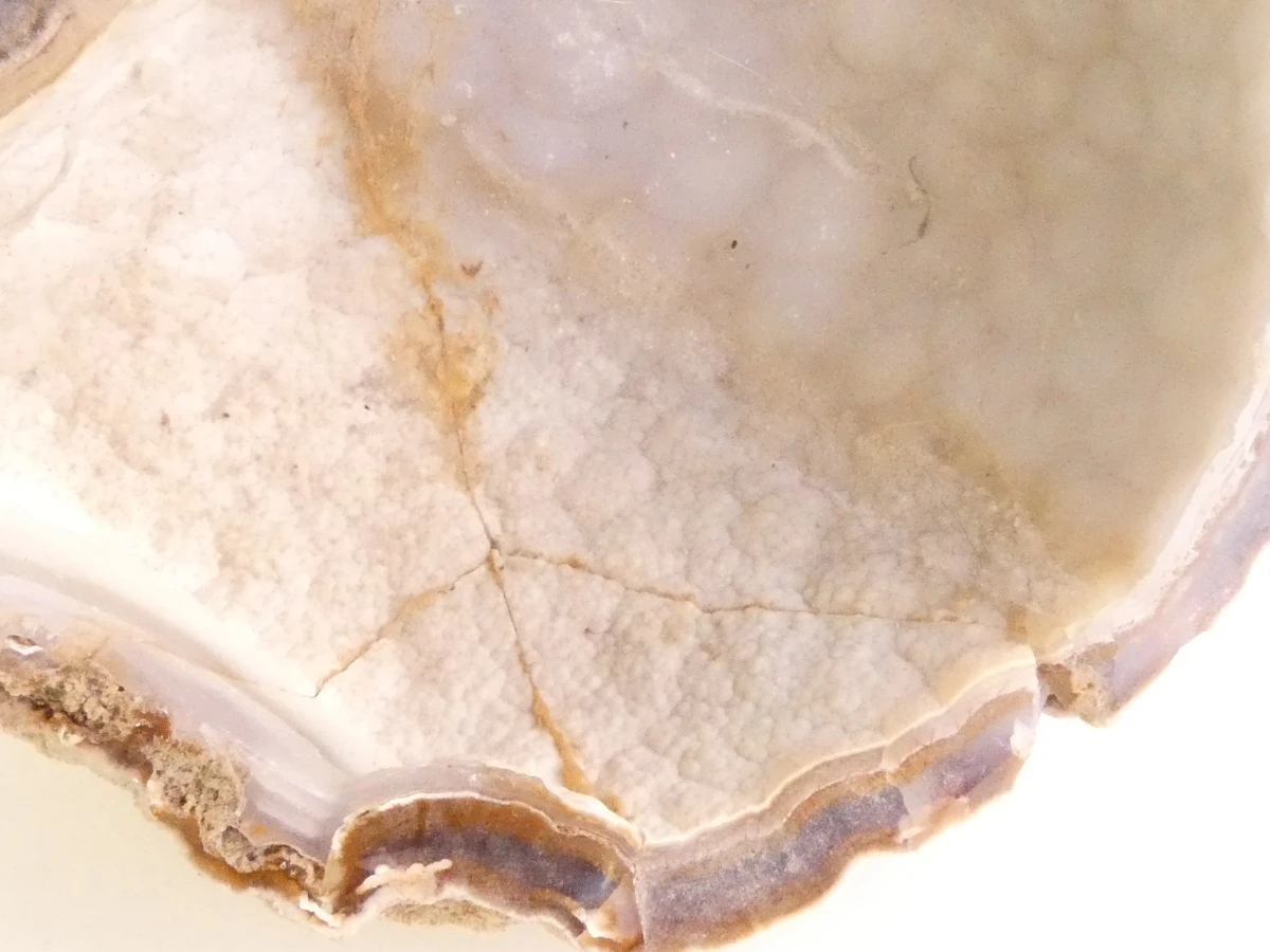 Agaat geodes, -schijven en kaarshouders