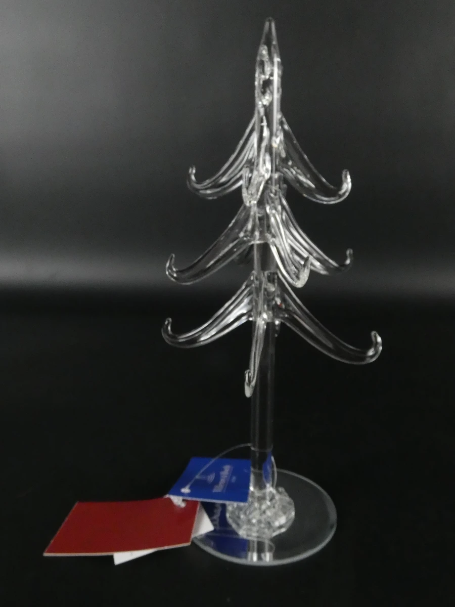 Paar glazen kerstbomen met ornamenten - Villeroy & Boch
