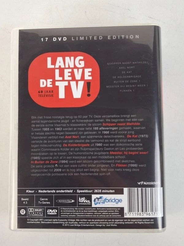 📺 DVD Boxset: Lang Leve de TV! – 60 Jaar Televisie (17 DVD Limited Edition) - foto 2