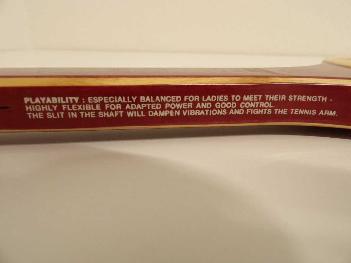 Vintage houten tennisracket - Snauwaert (model: Lady-Caravelle)