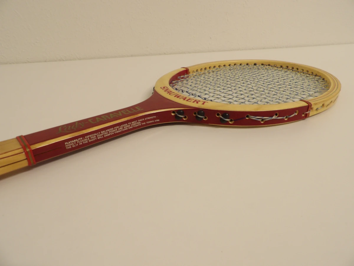 Vintage houten tennisracket - Snauwaert (model: Lady-Caravelle)