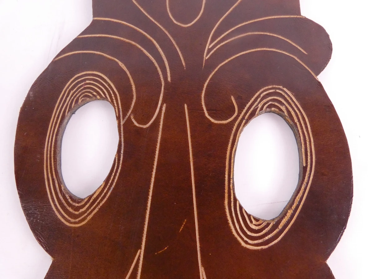 G. Maghini – Lederen wandsculptuur (1975)