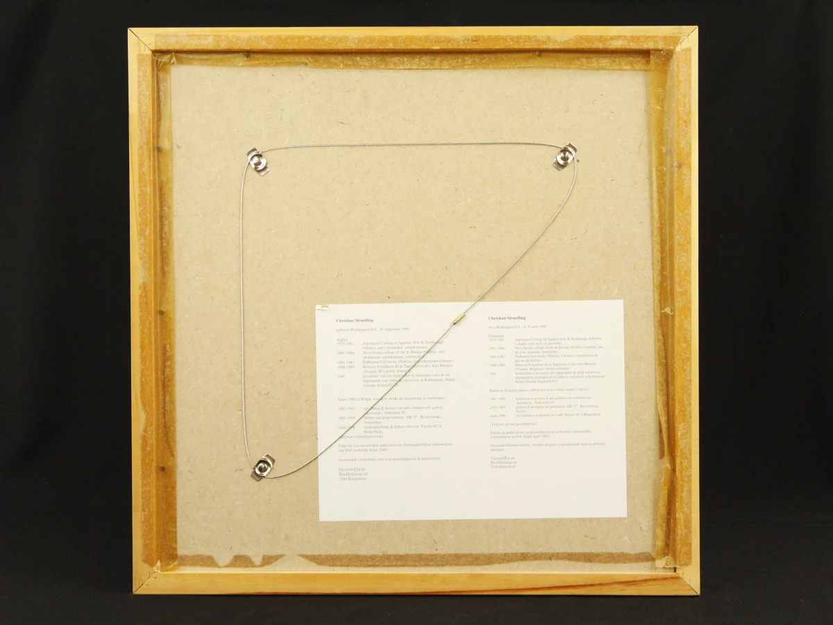 Christian Straetling(°1960) "Flight" gesigneerde Offsetprint naar een originele kleurenlitho E 52/150