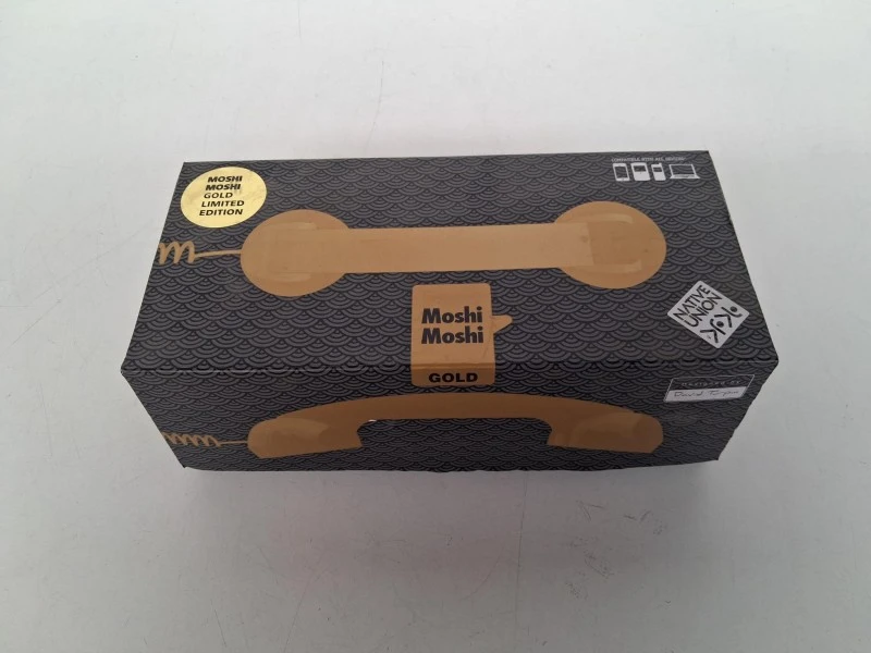 Exclusief: Native Union – Moshi Moshi Gold Limited Edition Handset