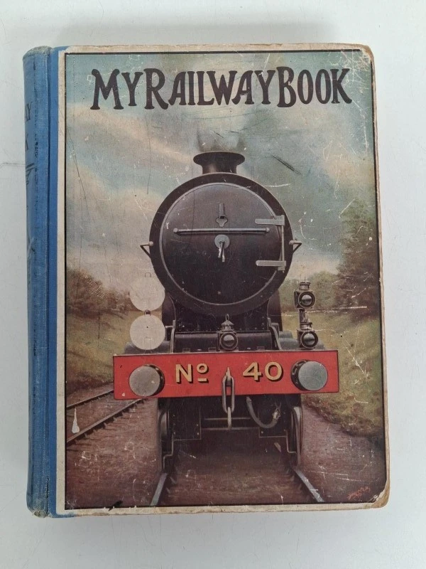 📖 Uniek Antiek Boek (1925): My Railway Book – Cecil J. Allen | Met 'Flying Scotsman' & Schoolprijs 1926! 📖