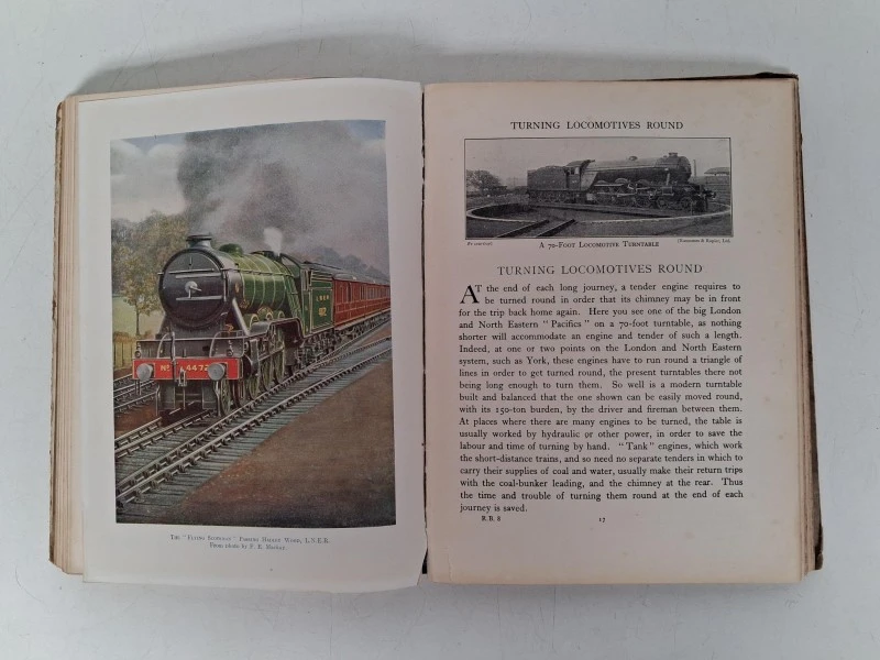 📖 Uniek Antiek Boek (1925): My Railway Book – Cecil J. Allen | Met 'Flying Scotsman' & Schoolprijs 1926! 📖