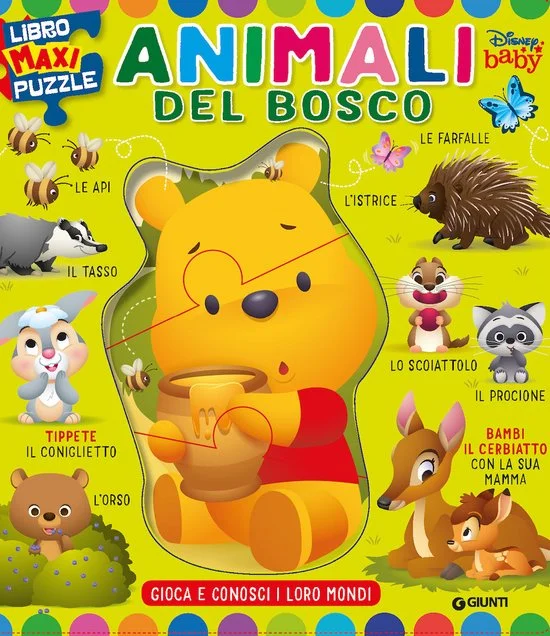 Animali del bosco. Libro maxi puzzle