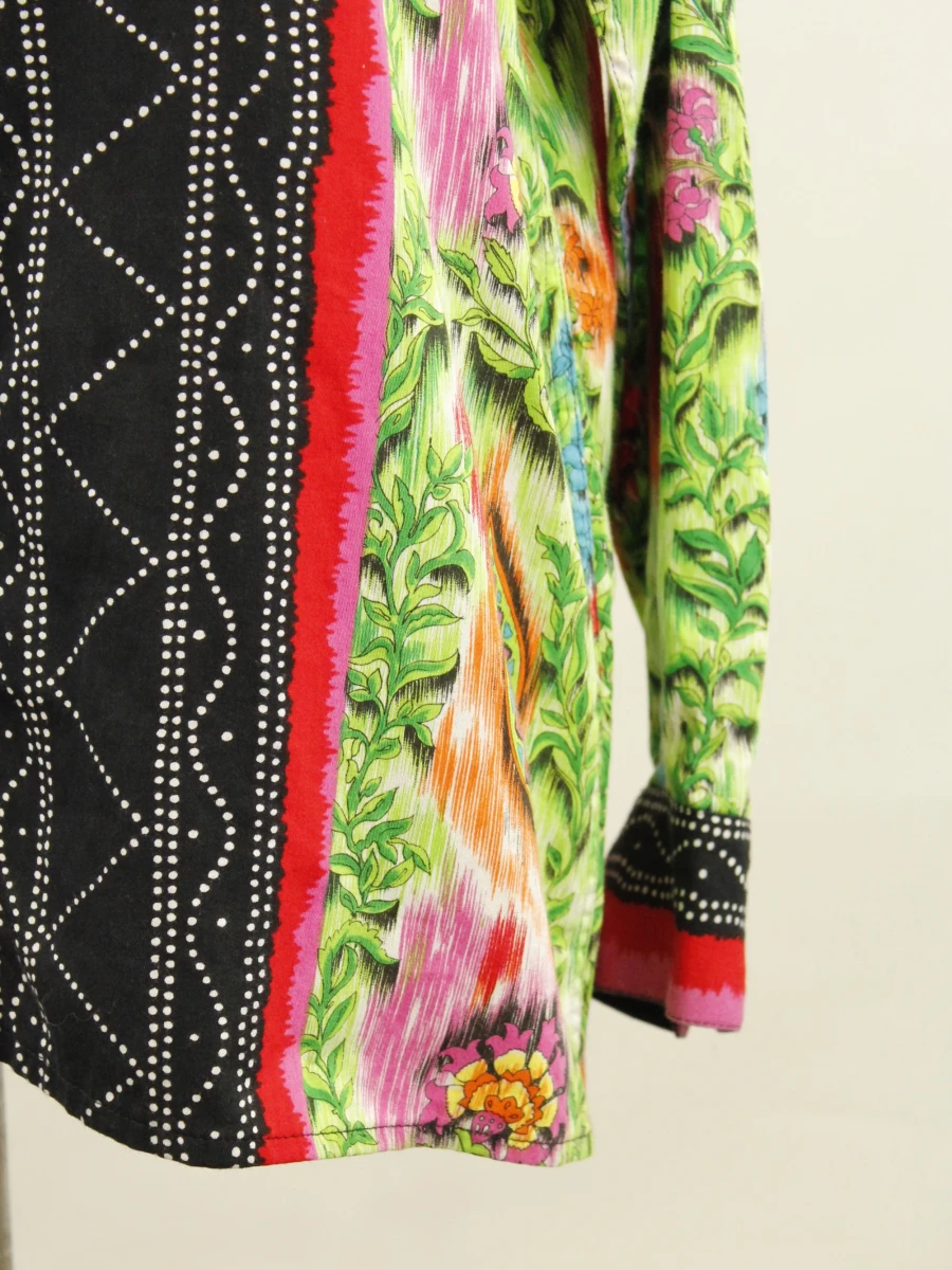 Versus Gianni Versace blouse met kleurrijke statementprint