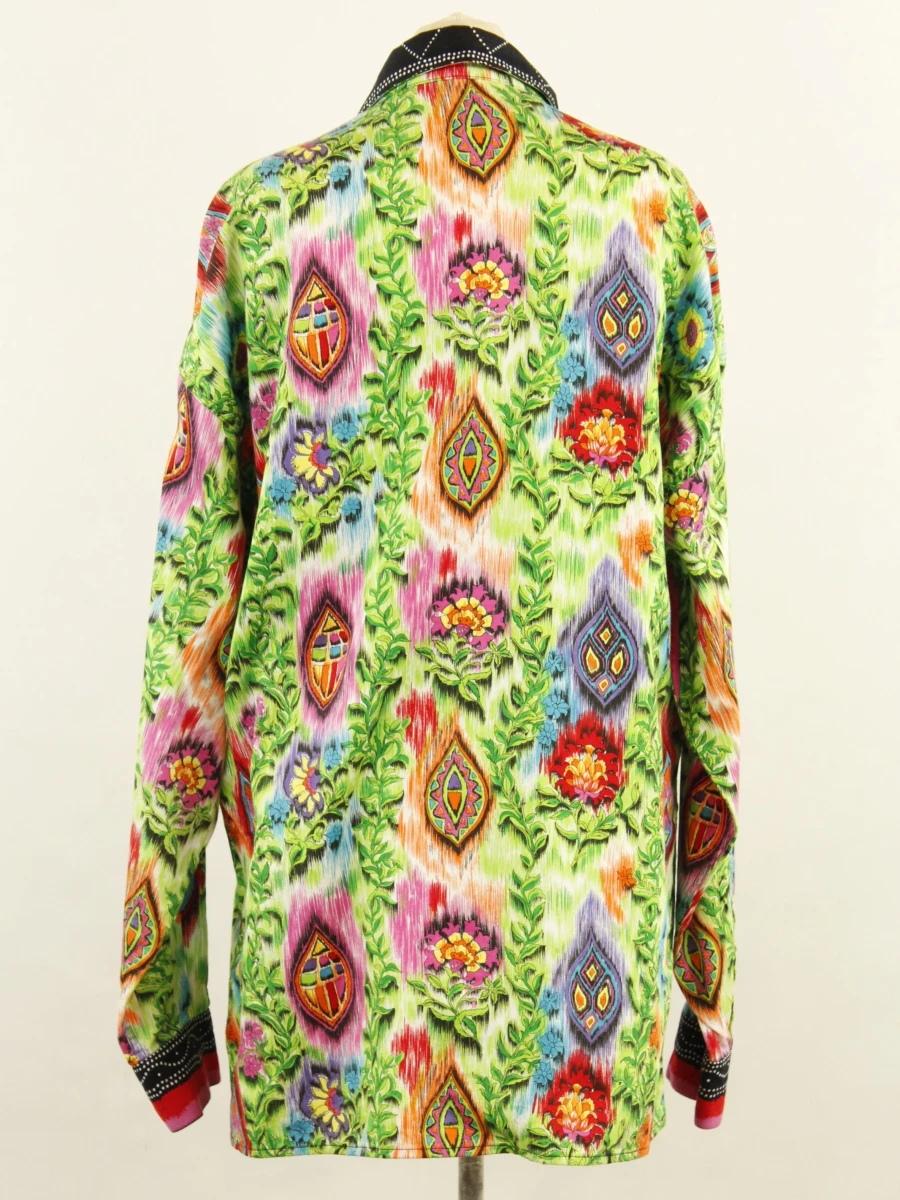 Versus Gianni Versace blouse met kleurrijke statementprint