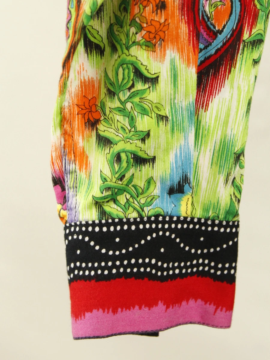 Versus Gianni Versace blouse met kleurrijke statementprint