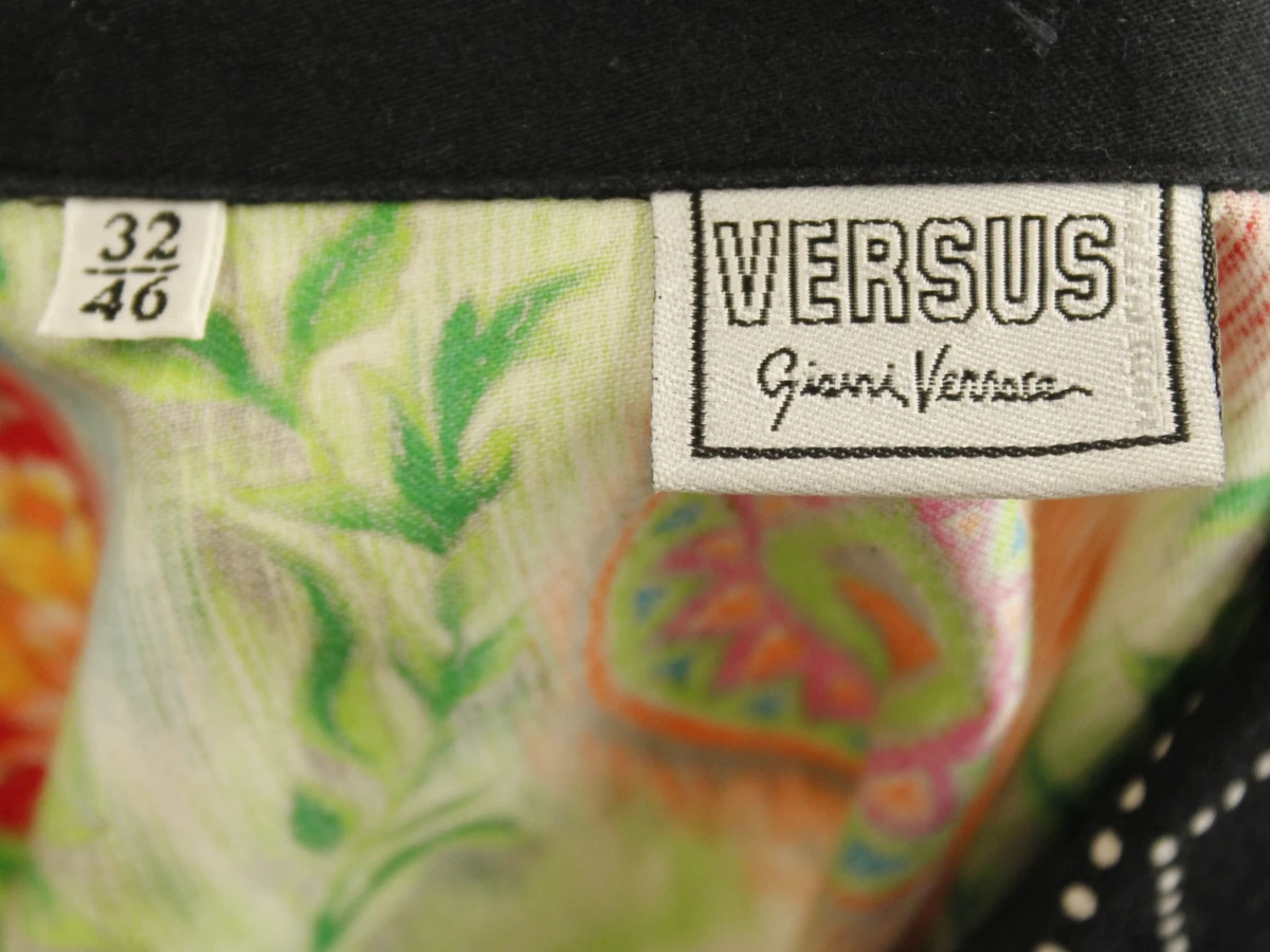 Versus Gianni Versace blouse met kleurrijke statementprint
