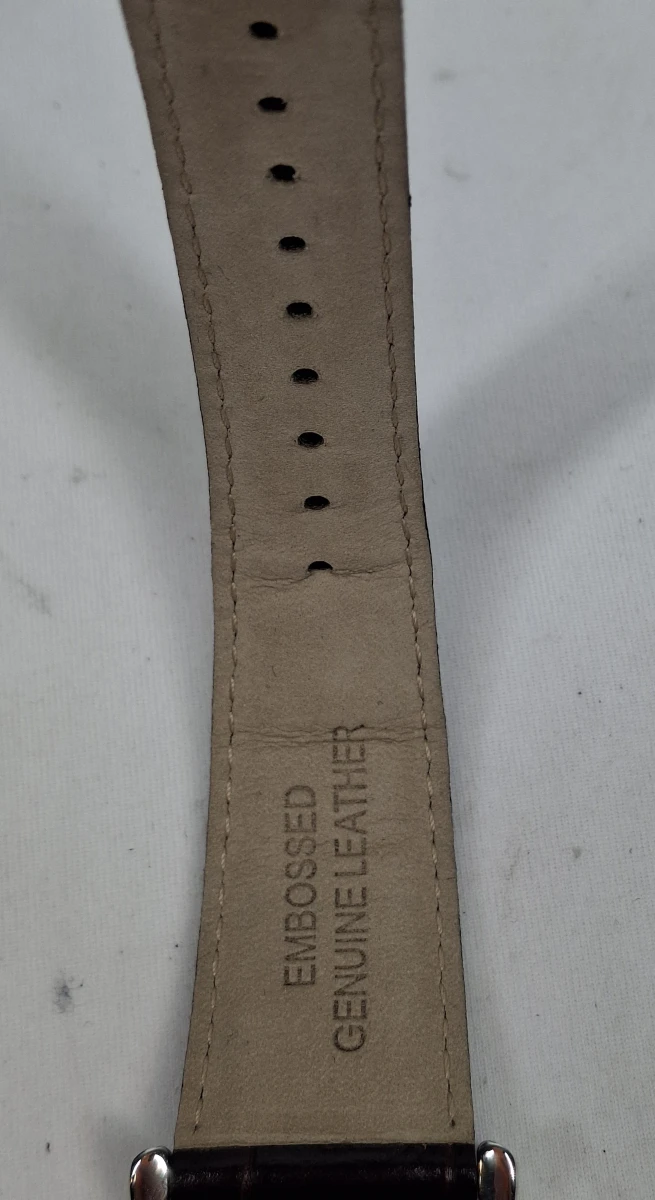 Emporio Armani herenhorloge met leren band in originele doos