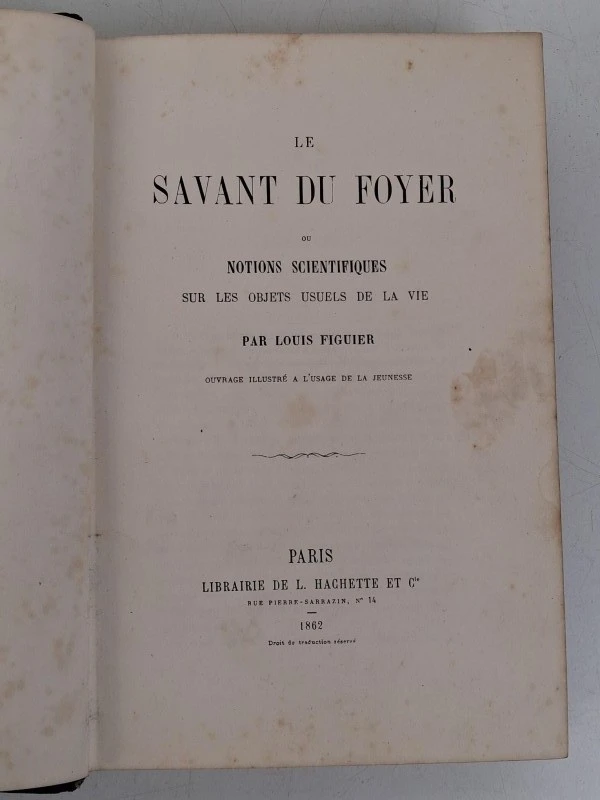 📚 Louis Figuiere – Le Savant du Foyer (1862) - foto 3