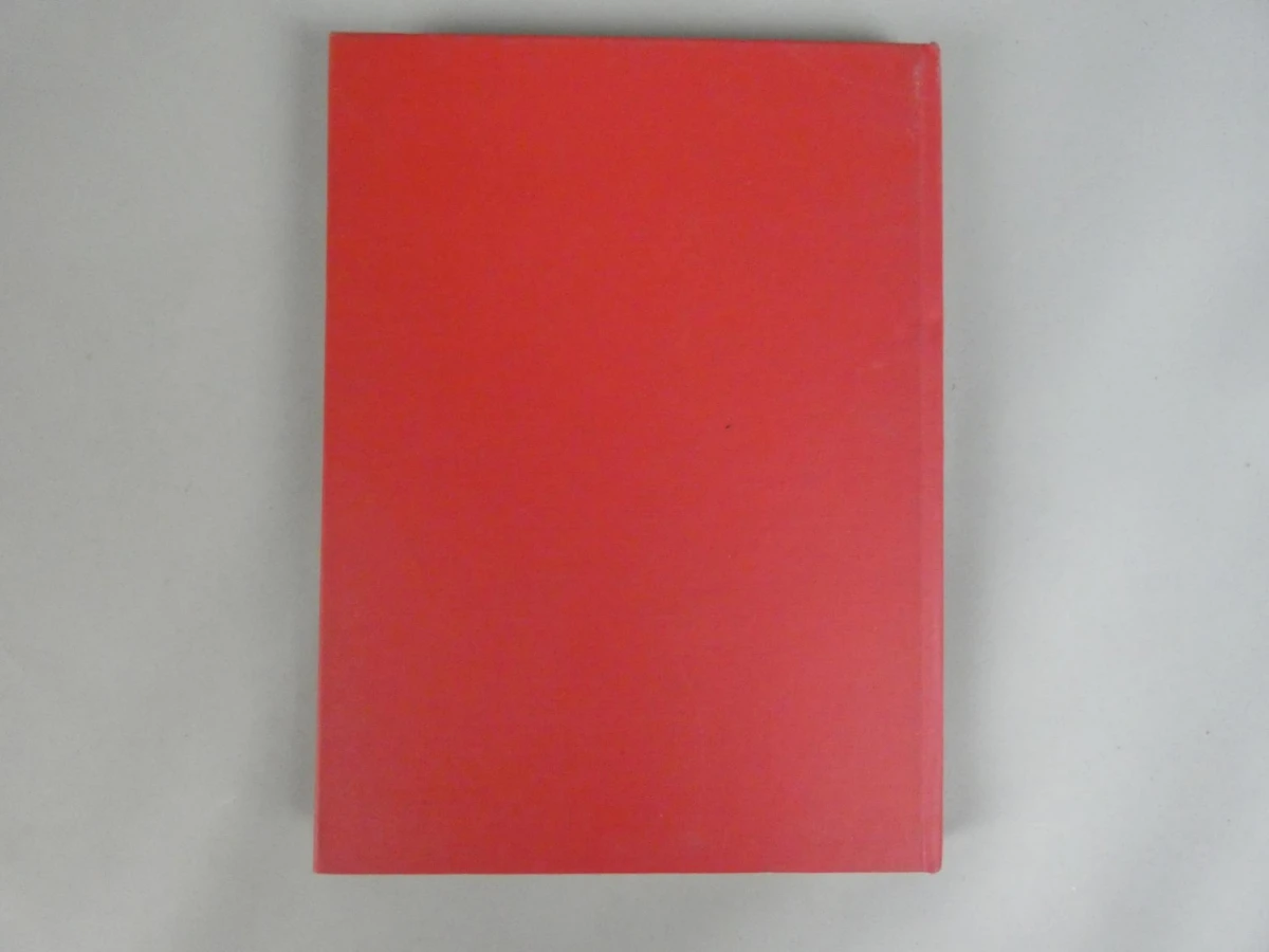 Gevuld rood postzegelalbum