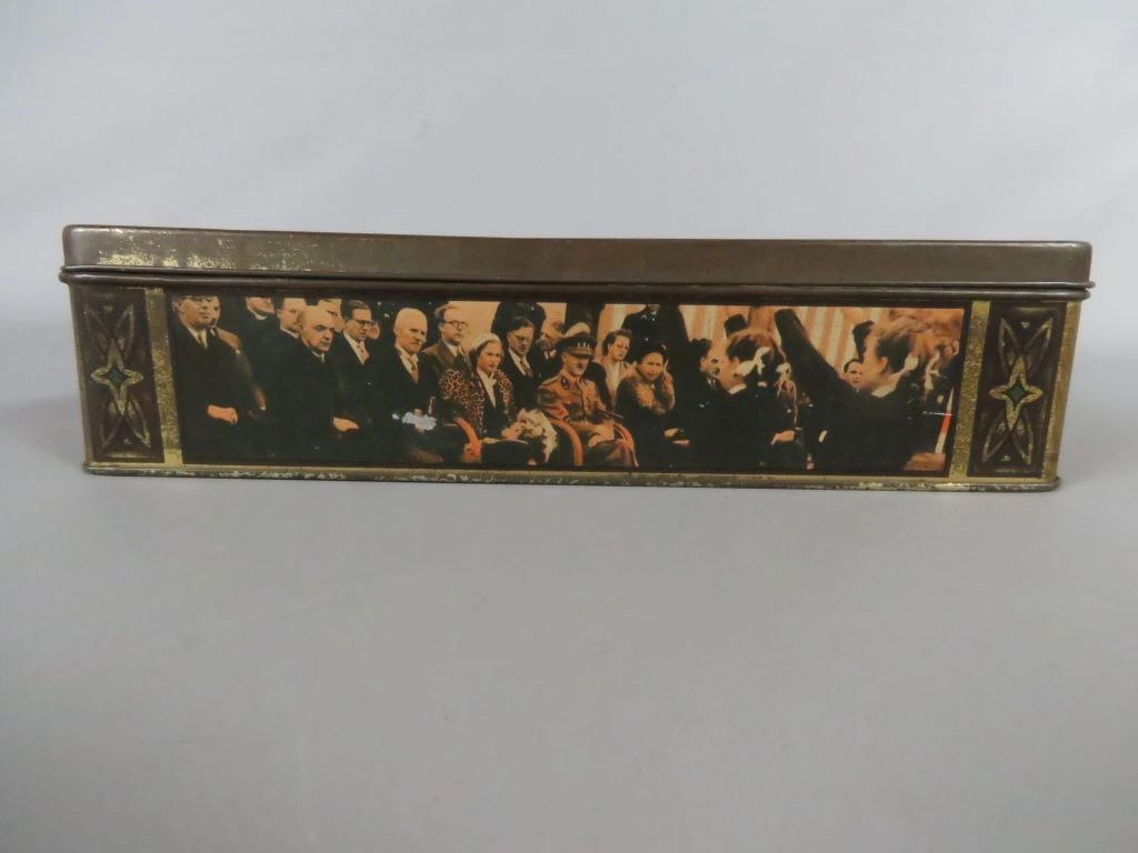 Vintage DBF koekblik met portret van Prinses Joséphine-Charlotte