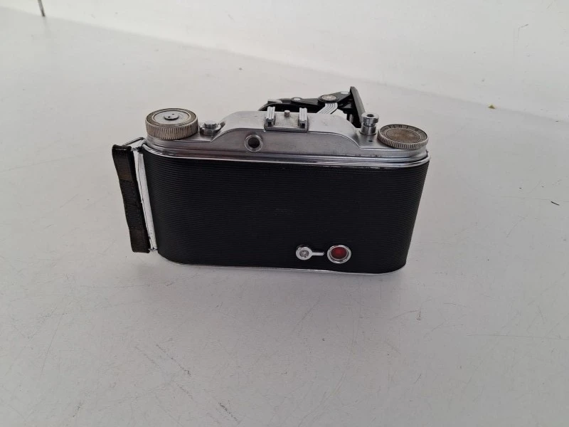 Vintage Agfa Record II Klapcamera (120 film) + Tas & Handleiding - foto 3