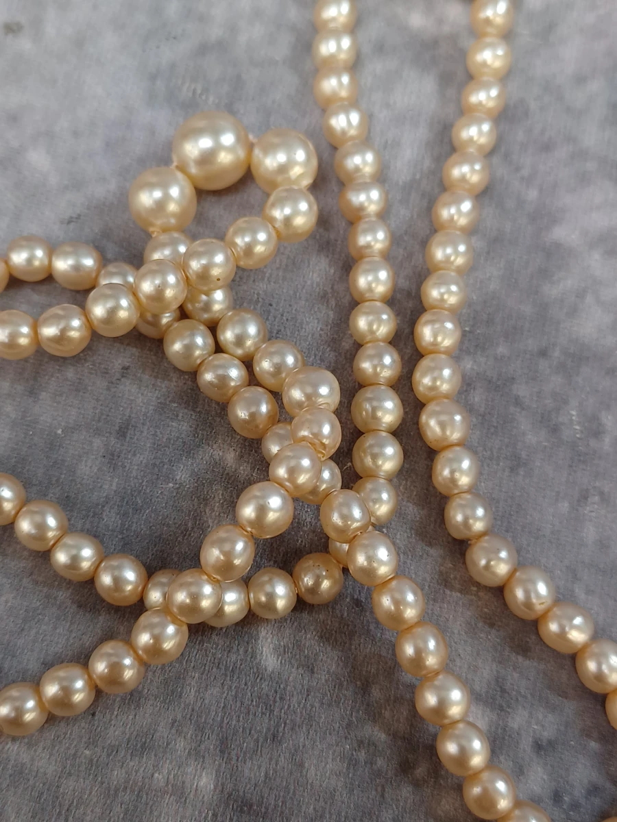 Klassieke vintage parelsieradenset - 3 Kettingen en armband - foto 13