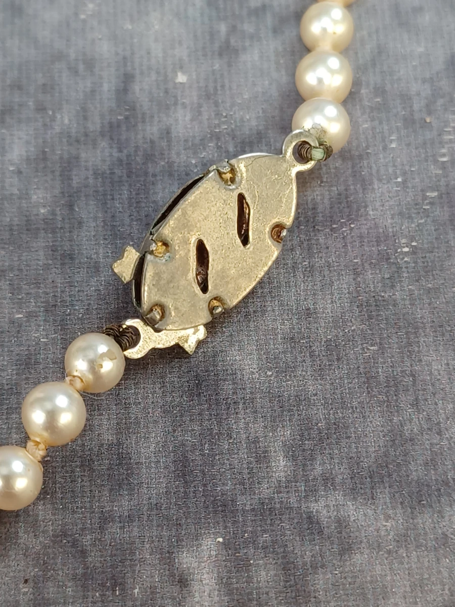 Klassieke vintage parelsieradenset - 3 Kettingen en armband - foto 10