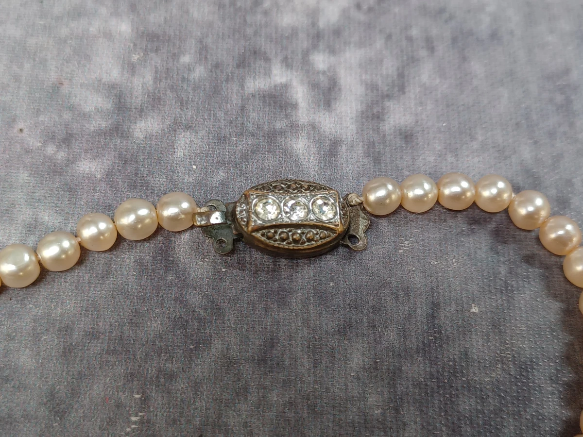 Klassieke vintage parelsieradenset - 3 Kettingen en armband - foto 14