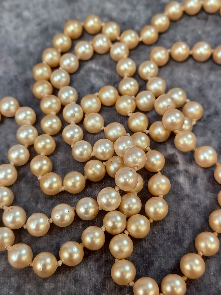 Klassieke vintage parelsieradenset - 3 Kettingen en armband - foto 4