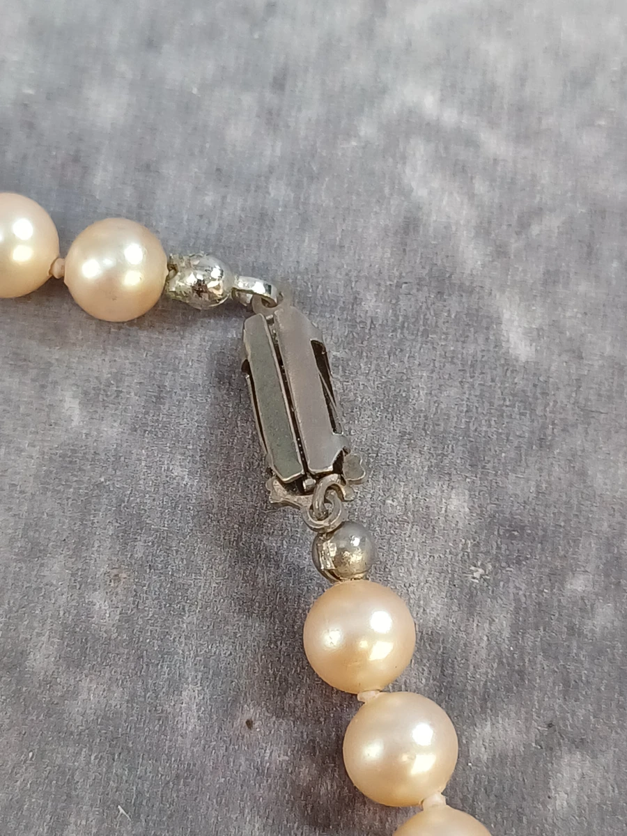 Klassieke vintage parelsieradenset - 3 Kettingen en armband - foto 6