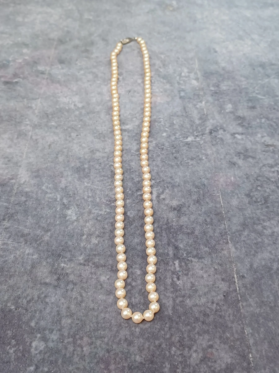 Klassieke vintage parelsieradenset - 3 Kettingen en armband - foto 3