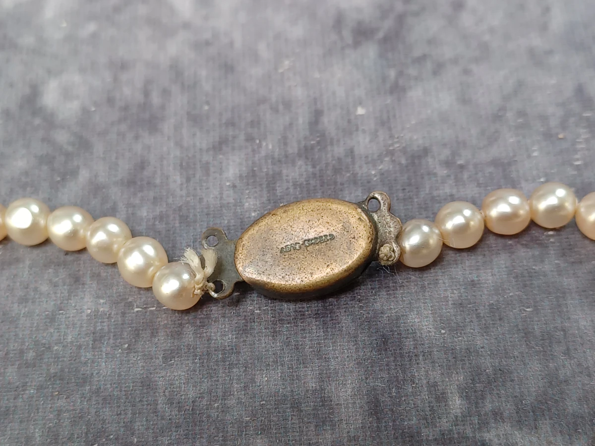 Klassieke vintage parelsieradenset - 3 Kettingen en armband - foto 15