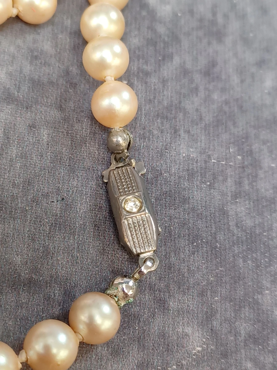 Klassieke vintage parelsieradenset - 3 Kettingen en armband - foto 5